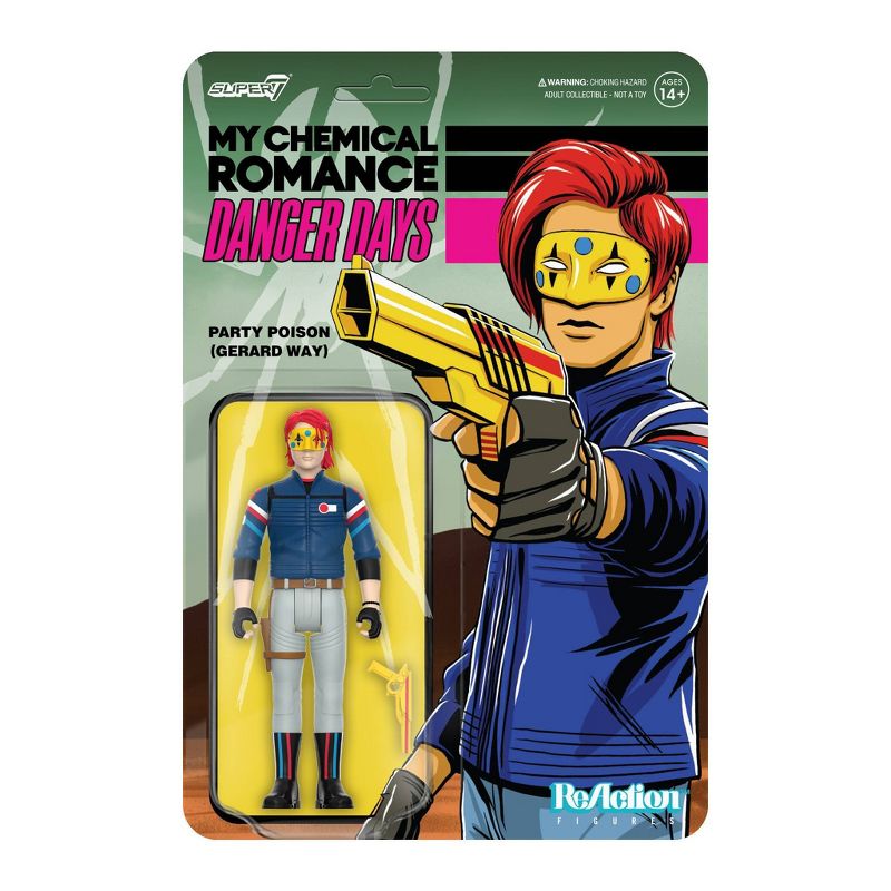 Super 7 ReAction My Chemical Romance Danger Days Party Poison Action Figure, 2 of 4