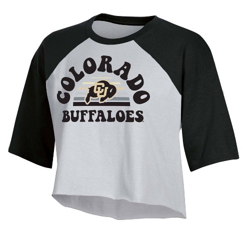 Ncaa Colorado Buffaloes Women S Short Sleeve Cropped T Shirt Xl Target