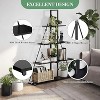 Coucheta A-Frame Ladder Bookshelf – 4-Tier Leaning Bookcase,  Shelf for Small Spaces, Holds 30lbs/Tier, Farmhouse & Industrial Style - 3 of 4