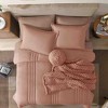 BAGOKIE 7 Pieces Bed in a Bag Comforter Set for All Season - 2 of 4