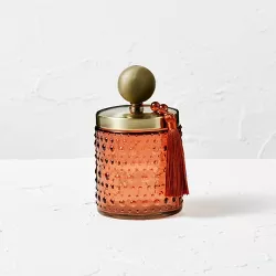 Short Glass Canister With Tassel Rust - Opalhouse™ designed with Jungalow™