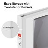Staples Standard 1/2" 3-Ring View Binder White (26426-CC) 82618 - 4 of 4