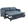 VYNXARIA 69inch 3 in 1 Convertible Queen Sleeper Sofa Bed, Modern Fabric Loveseat Futon Sofa Couch with Pullout Bed - 4 of 4