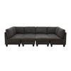 DOMETOUR Elegant Flannel 8-Piece Sofa Set - Modern Comfort for Your Living Room - 4 of 4