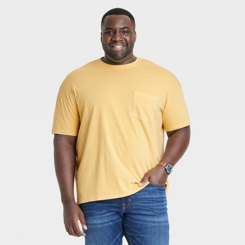 verdamping tiran Krachtig Men's Big & Tall Standard Fit Short Sleeve T-shirt - Goodfellow & Co™  Yellow 3xlt : Target