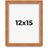 PosterPalooza | Classic Brown Picture Frame - UV Acrylic, Foam Board Backing, Hanging Hardware - 2 of 4