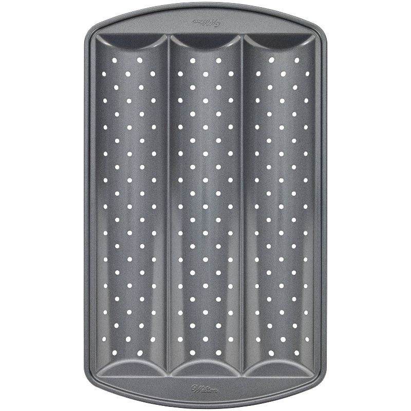 Wilton 3 Channel Nonstick Baguette Tray, 5 of 8
