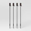TIKI 2pk Sea Metal Torch: Freestanding Garden Torch with Easy Install & Refillable Canister - 3 of 4