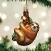 Old World Christmas 3.75 In Sloth Ornament Tree-Hugger Climb Tree Ornaments - 2 of 3