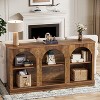 Lantine Farmhouse Console Table, 63-Inch Long Entryway Table with 3 Tier Storage, Wooden Sofa Table Behind The Couch for Living Room - 4 of 4