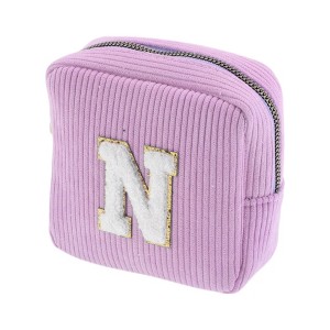 Unique Bargains Letter N Pattern Makeup Bag 1 Pc - 1 of 4