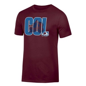 NHL Colorado Avalanche Men's Solid Short Sleeve T-Shirt - 1 of 3