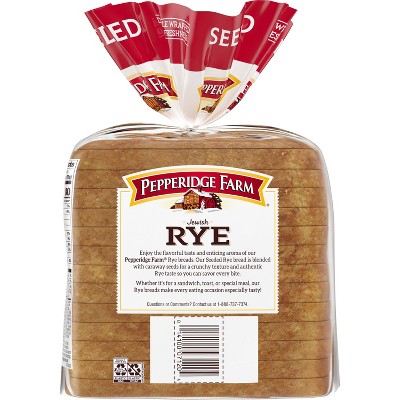 Pepperidge Farm Jewish Rye Seeded Bread - 16oz