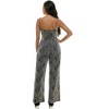 Derek Heart Sleeveless Jumpsuit with High Neck and Wide Leg (Juniors & Women) - 3 of 3