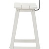 DSVIMOY Counter and Bar Stool Stylish Detachable Back for Energetic Living Areas, White, 16.5"*19.7"*29.1" - 4 of 4