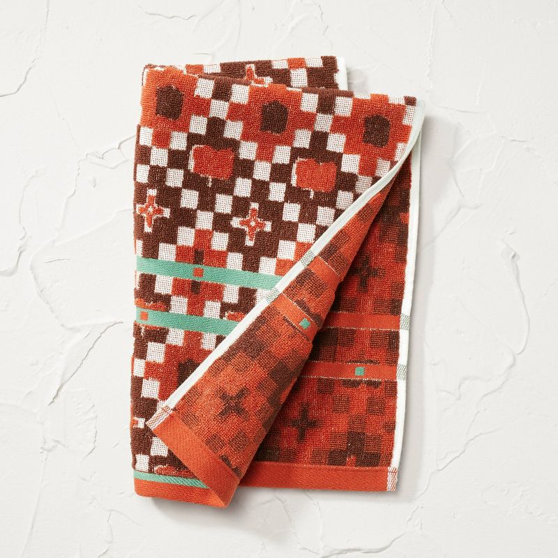 Moesia Hand Towel Orange - Opalhouse&#8482; designed with Jungalow&#8482;, 1 of 9