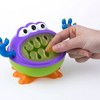 Nuby 2pc Monster Baby Feeding Set - Snack Keeper and 2 Handle Super Spout Trainer Cup - 8oz - image 4 of 4