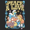 Men's The Smurfs Peace Flower and Power T-Shirt - 3 of 4