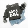 Simply Sage Market Women's  Garment Dyed Graphic Sweatshirt Game Day Football - 3 of 4