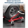 Mechanical Car Wheel Dolly Jack, 12" Wheel Vehicle Positioning Jack, 1500 LBS Capacity, Aluminum Twin Roller, for Tire Auto Repair - 2 of 4
