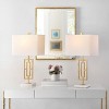 Yara Table Lamp (Set of 2) - 26.25 Inch Height - TBL4299 - Gold/White - Safavieh - 4 of 4
