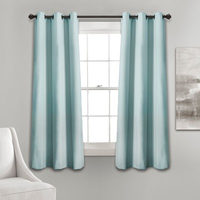 Buy Black Cotton Blackout/Thermal Eyelet Curtains from Next Luxembourg