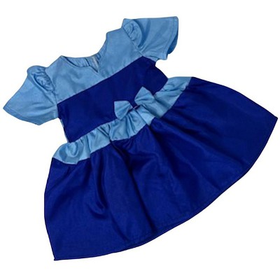 Doll Clothes Superstore Blue Dress Fits 18 Inch Girl Dolls Like American Girl Our Generation My Life Dolls