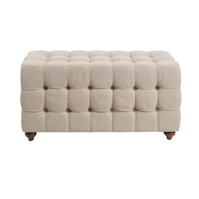 Upholstered Bench without Armrests Tan - Silverwood