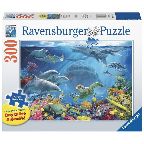 Jigsaw - 3D Puzzle Organiser - Heart Box - Underwater World, 54 Pieces 1  item
