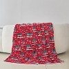 Comfort Ultra-Plush Flannel Blanket Christmas Plaid Christmas Tree. - 2 of 4