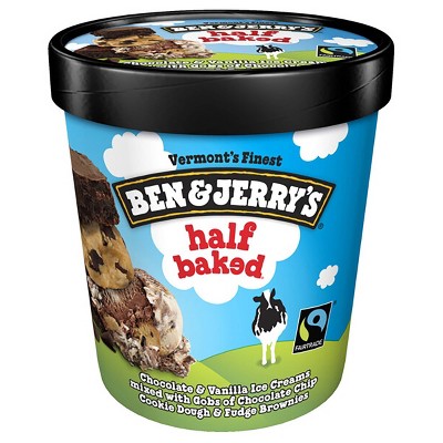 Ben Jerry S Ice Cream Half Baked 16oz Target