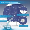 Portable foldable bathtub, thermostatic shower tub tub | ice bath | Separate family bathroom SPA bathtub, shower room soaking vertical bathtub - 4 of 4