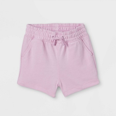 Baby Knit Pull-On Shorts - Cat & Jack™ Purple Newborn