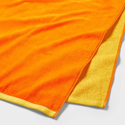 XL Reversible Beach Towel Orange - Sun Squad&#8482;_2