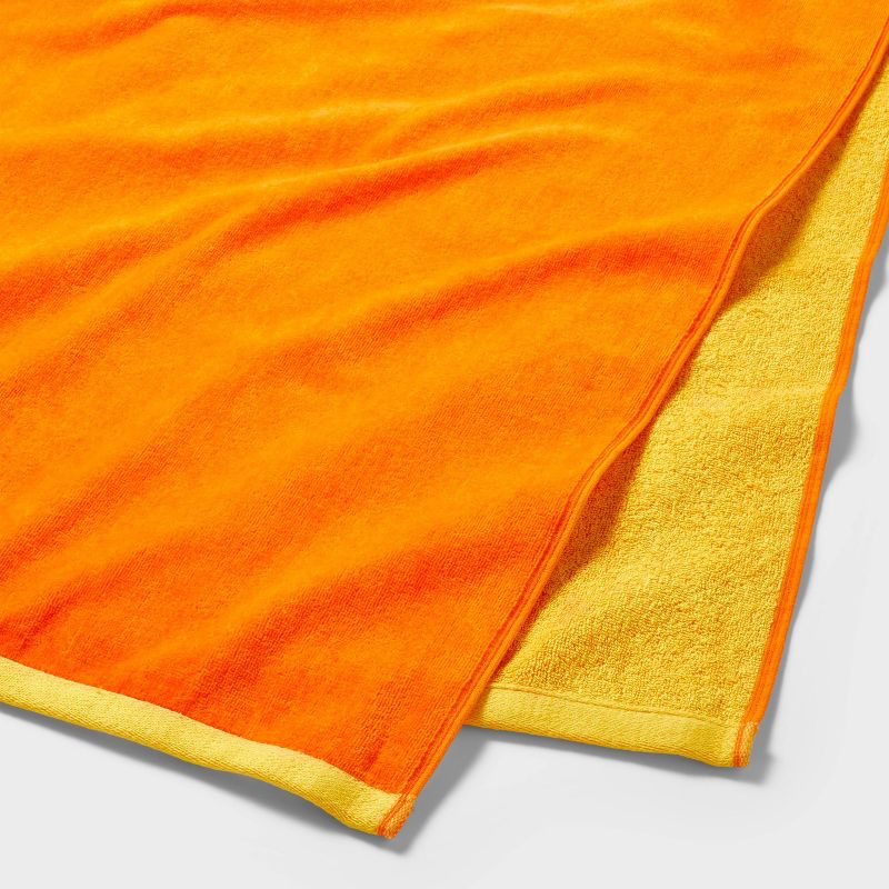 XL Reversible Beach Towel Orange - Sun Squad&#8482;, 3 of 5
