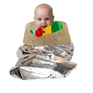 Orion Costumes Burrito Unisex Pull Over Costume For Babies or Small Infant One Size Only - 1 of 2