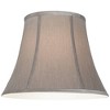 Springcrest Collection Set Of 2 Softback Round Bell Lamp Shades Pewter ...