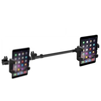 Macally Dual Position Car Seat Head Rest Mount & Holder For Tablets, iPad & Other Gadgets Black