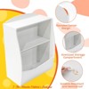Nursery Kids Bookshelf and Toy Organizer, 2 Tier Wood Toy Storage Organizer for Kids Rooms, Children Bookcase, Book Display Shelf - 4 of 4