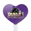Prairie View A&M Primary Logo Heart Love Cupcake Picks Toppers Decoration Set of 6 - 2 of 4
