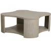 DOMETOUR Modern Coffee Table with Walnut MDF Top and Natural Oak Legs For Living Room - 2 of 4
