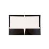 JAM Paper Laminated Two-Pocket Glossy Presentation Folders Black Bulk 25/Pack 385GBLD - 2 of 4