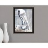 HomeRoots PELICAN Black Framed Print Wall Art - 2 of 4