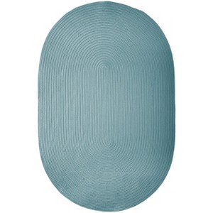 Colonial Mills Boca Raton - Federal Blue 5 Ft x7 Ft Oval Rug Indoor/Outdoor 100% Polypropylene - 1 of 4