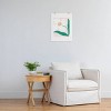 Deny Designs Maritza Lisa Single White Abstract Flower Framed Wall Art Print - 3 of 4