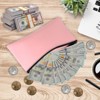 Unique Bargains PU Leather Security Water Resistant Tear Resistant Bank Deposit Bag 11"x 6" 6 Pcs - 3 of 4