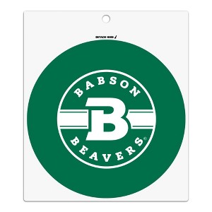 Babson College Beavers Logo Automotive Car Refrigerator Locker Vinyl Circle Magnet - 1 of 4