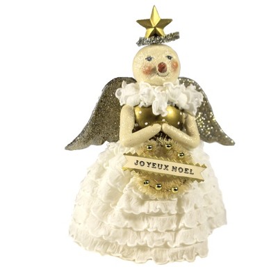 Heather Myers 8.0" Gwedolyn Joyeux Noel Gold Star  -  Decorative Figurines