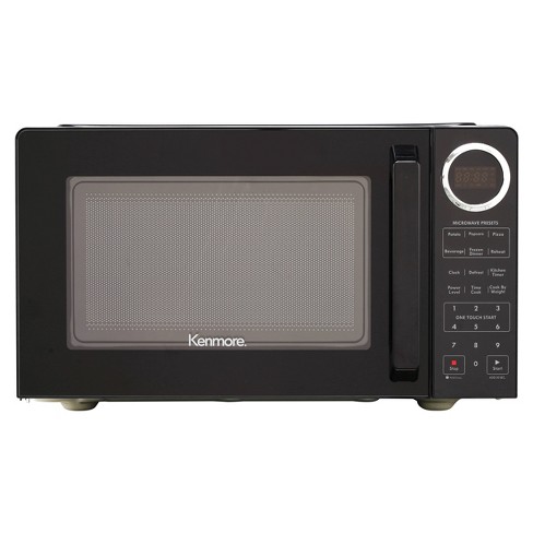 Farberware 0.9 Cubic Foot 900 Watt Microwave Oven, Stainless Steel/Black