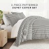 Stripe Pattern Premium Ultra Soft 2PC/3PC Duvet Cover & Shams Set, Easy Care - Becky Cameron (Shams Included) - 2 of 4